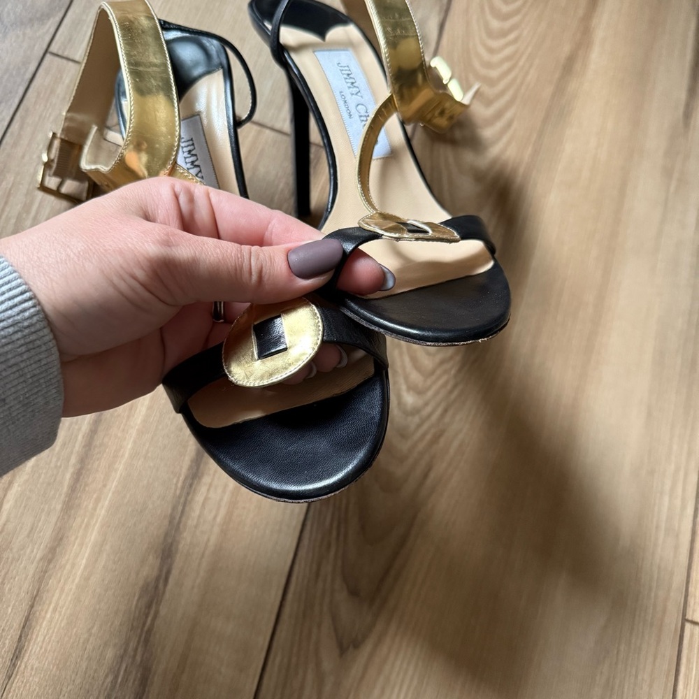 Jimmy Choo T-Strap Sandals - Picture 5 of 12